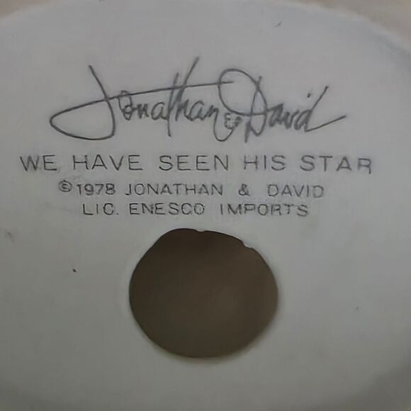 Vintage 1978 Enesco "We Have Seen His Star" - Picture 3 of 3